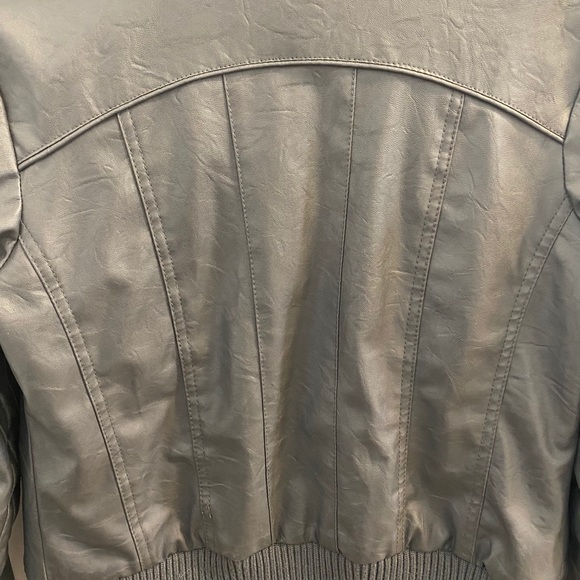 Vegan Leather Jacket - Picture 9 of 10